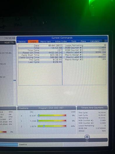 Used 2019 HAAS VF-2SSYT 5-Axis CNC Vertical Machining Center with TRT-160 Trunnion Table