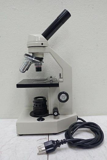Used Unbranded L&M? Compact Student Monocular Microscope with 3 Objectives