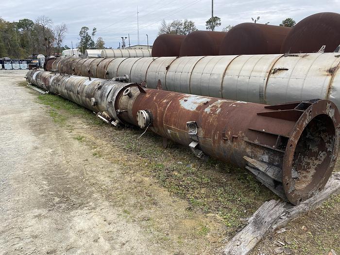 Used Used ACME Industrial Piping 316L stainless steel Packed distillation column