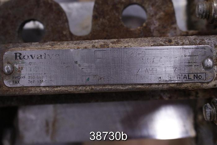 Used Rovalve S20-D 3" Hand Operated Knife Gate Valve #38730