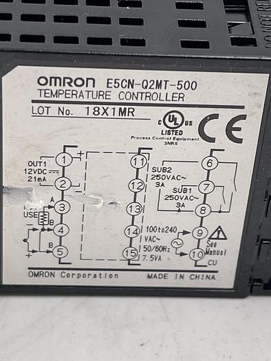 Used Omron E5CN-Q2MT-500