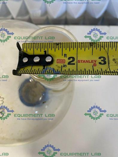 Used Lot of 2 - Laboratory Glassware 10 Liter 3-Neck Round-Bottom Boiling Flask