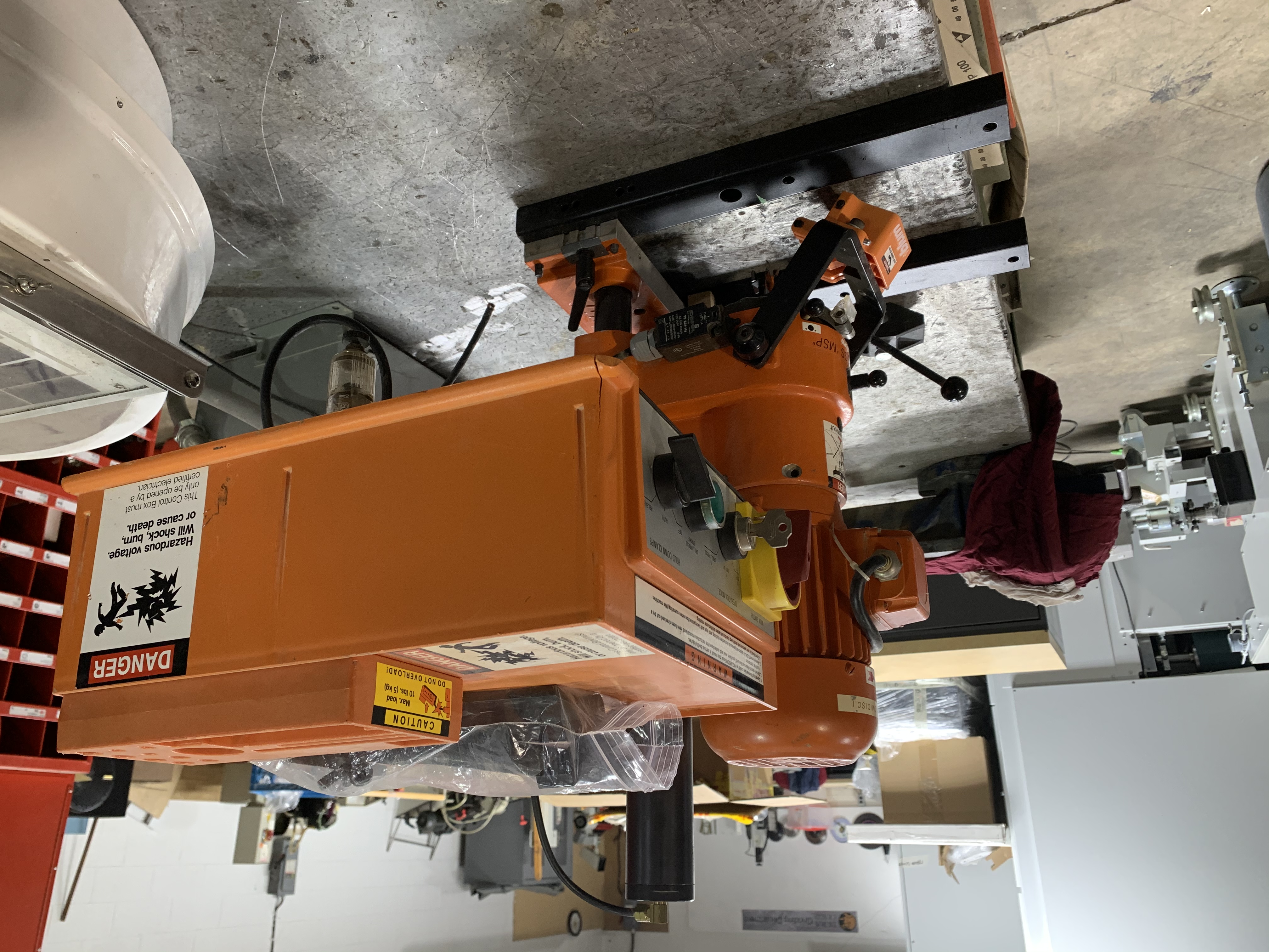 Used 1992 Blum Minipress CA Hinge machine drilling