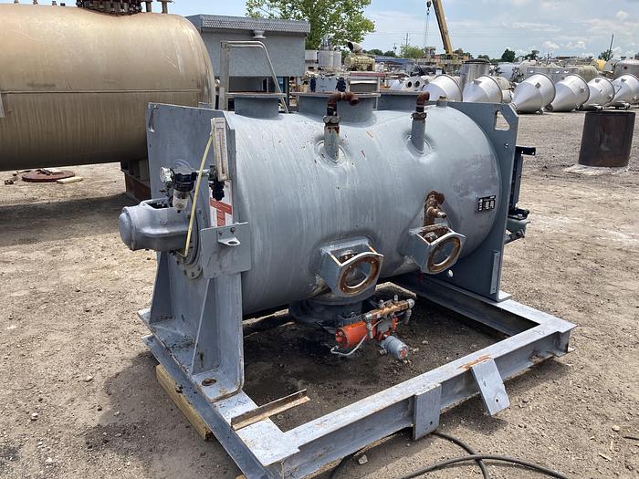 Used Used Littleford approximately 30 cubic feet carbon steel jacketed mixer
