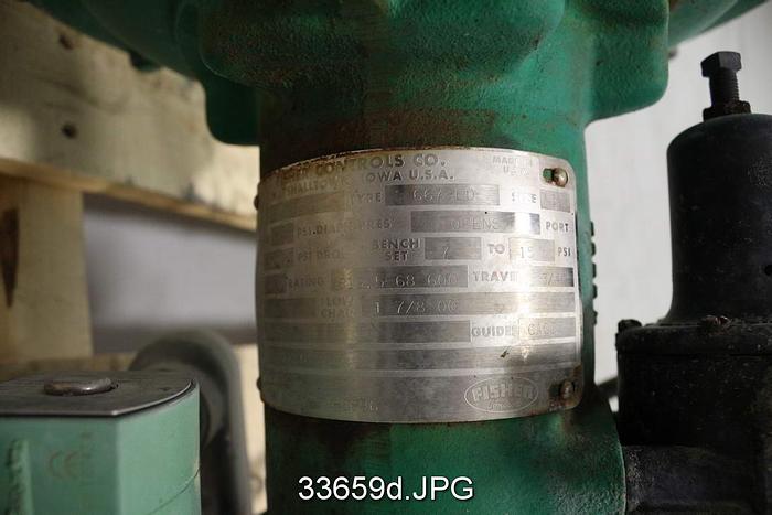 Used Fisher Ed Steam Valve, Size 30 #33659