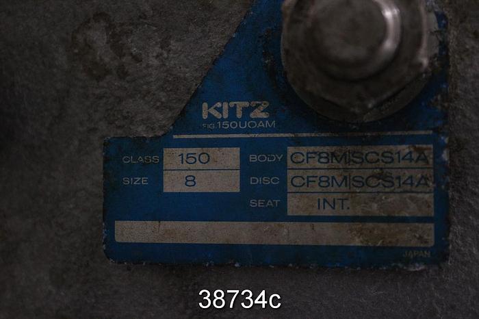 Used Kitz 8" Swing Check Valve #38734