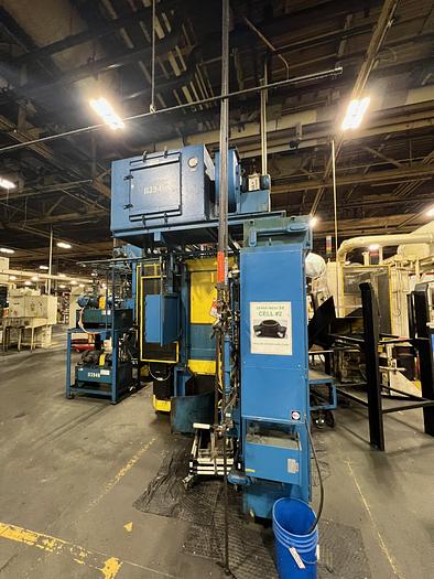 Used NEW BRITAIN MODEL 66 TWIN SPINDLE VERTICAL CNC LATHE
