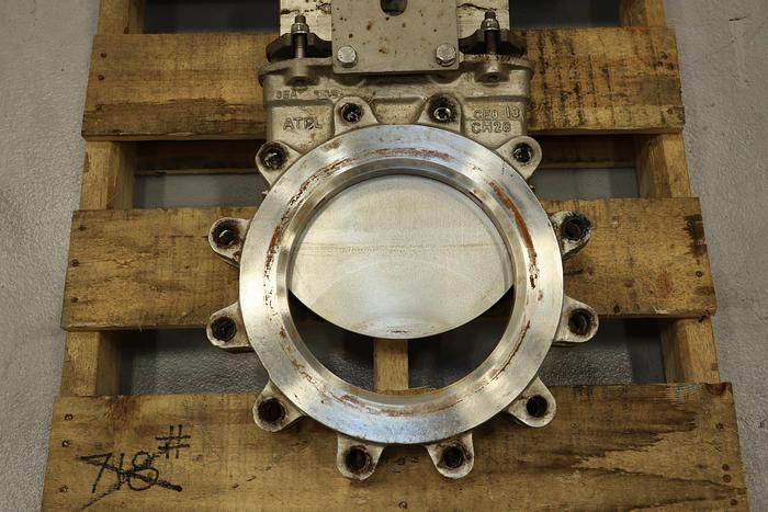 Used Orbinox 12" Hand Operated Knife Gate Valve #44186