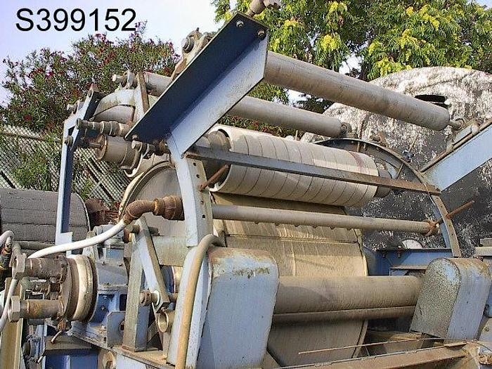 Used Filter, Rotary, Vac, 3' X 2', 316 S/st, Ametek, String, #S399152