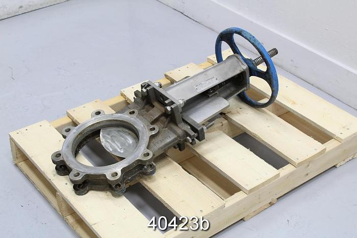 Used 8" Fabri-Valve Hand Operated Knife Gate Valve #40423