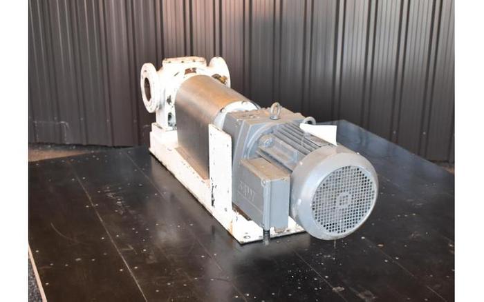 Used USED AASTED MIKROVERK CP CHOCOLATE GEAR PUMP, 3" X 3" INLET & OUTLET, CAST IRON