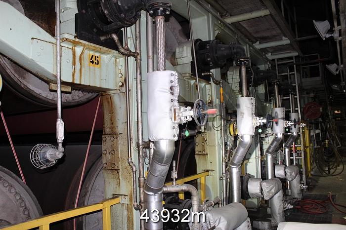Used 290" Trim Complete Fourdrinier Paper Machine, with Metso Dilution Control Headbox #43932