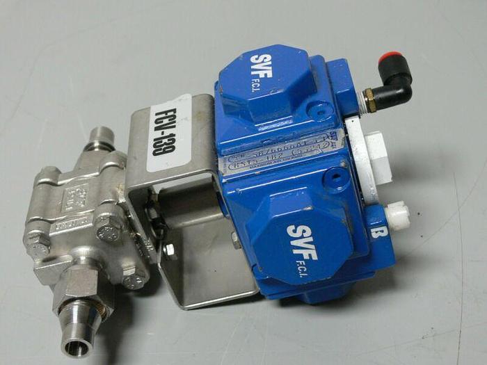 Used COMPACT H15 SR-1B2Z I/90 ACTUATOR w/ SVF SB76666AT-ETO 1/2" Ball Valve
