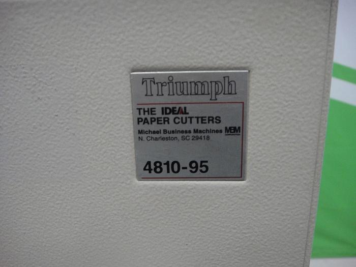 Used MBM 4810-95 Cutter