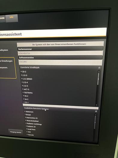 Gebraucht Philips Affiniti 50G Ultraschallgerät mit Sony Drucker