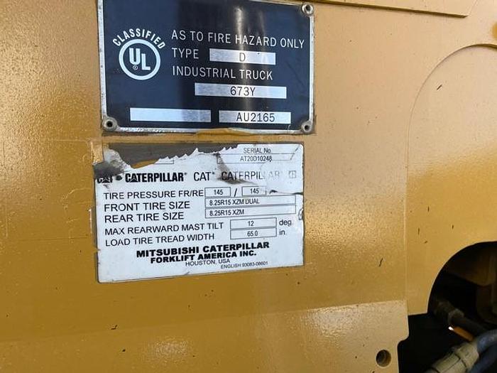 Used Forklift Truck, Caterpillar, DP70N (Used)