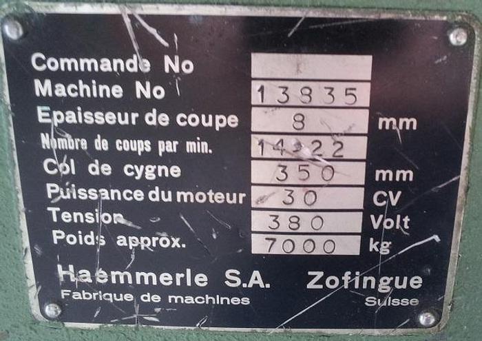 Gebraucht Hydraulische Tafelschere Haemmerle AS 3050 x 8