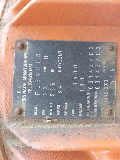 Used Flender 2.2kW Electric Motor