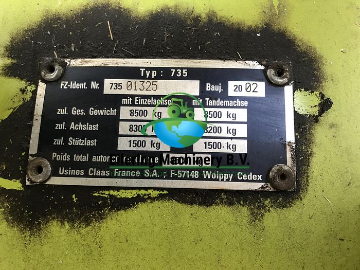 Used 2002 Claas Quadrant 2200 RC