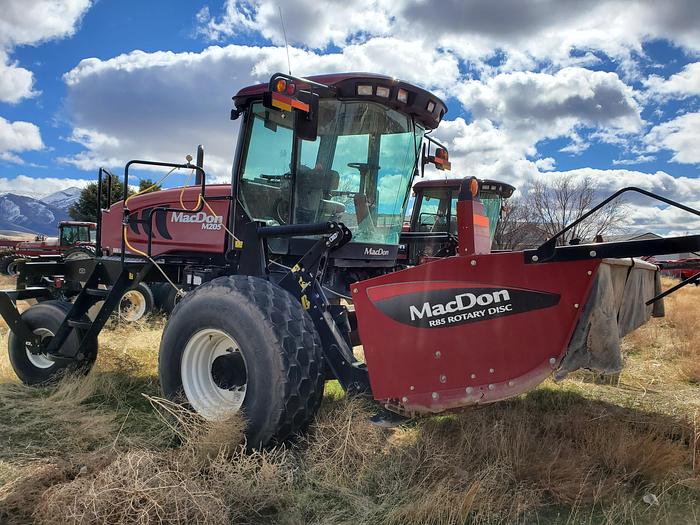 Used 16' MacDon M205 Rotary Windrower w/ 400 Hrs