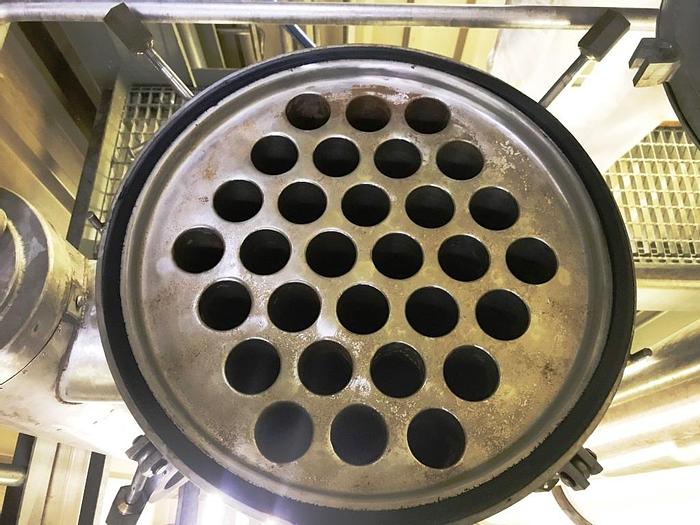 Used 2-step falling-film vacuum evaporator