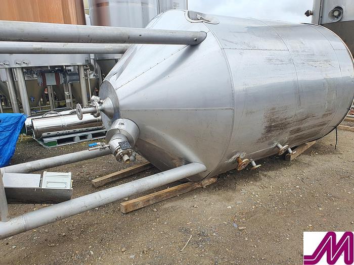 Used Shobwood Engineering 5,000 Litre Jacketed & Agitated Yeast Collection Vessel