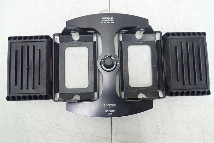 Used Thermo 11175750 T20 Centrifuge Rotor w/ 2 Plates, 2 11175631 Microplate Carriers