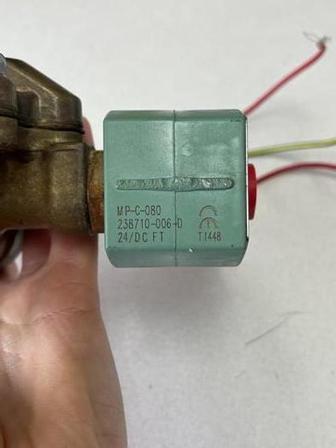 Used 1" 24 volt Red Hat Asco Valve