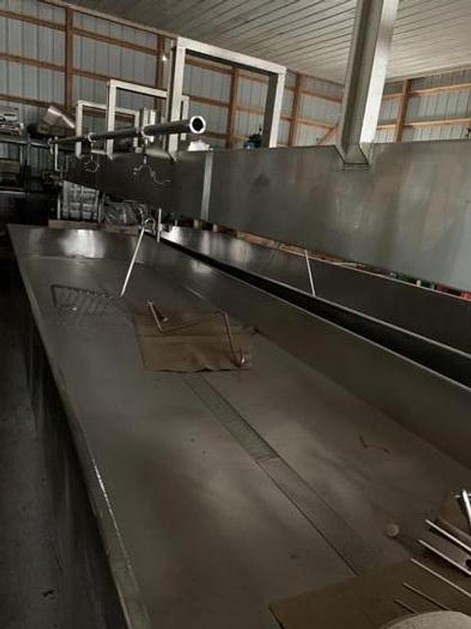 Used Drain Table Complete with rails, forkers, agitator, etc.