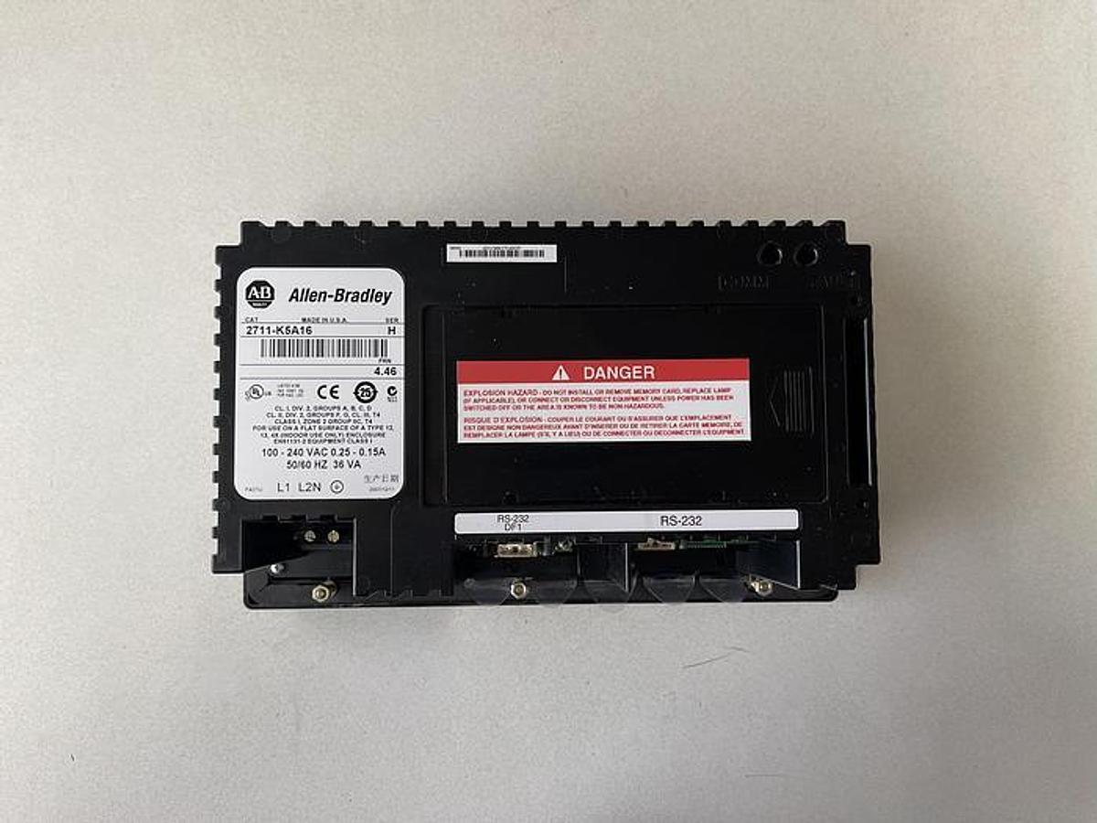 Used Allen-Bradley 2711-K5A16 Series H PanelView 550
