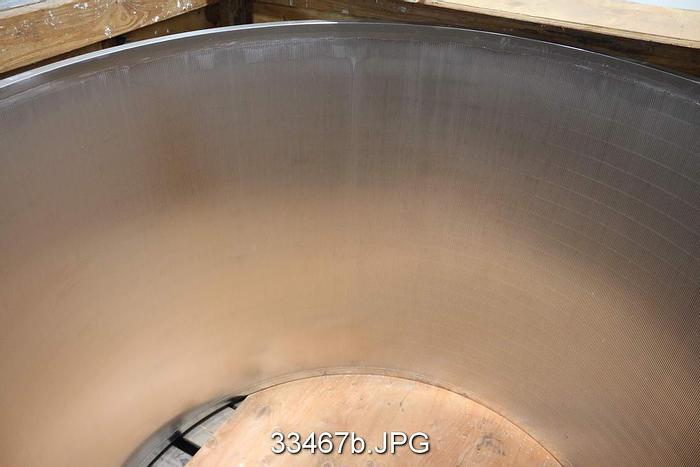 Unused Voith VS 30 Pressure Screen Basket, 0.010" C-Bar Slots #33467