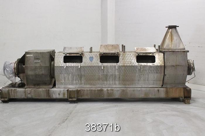 Used Thune SP45L Dewatering Screen Press, First Screen Segment 0.03125" Hole #38371