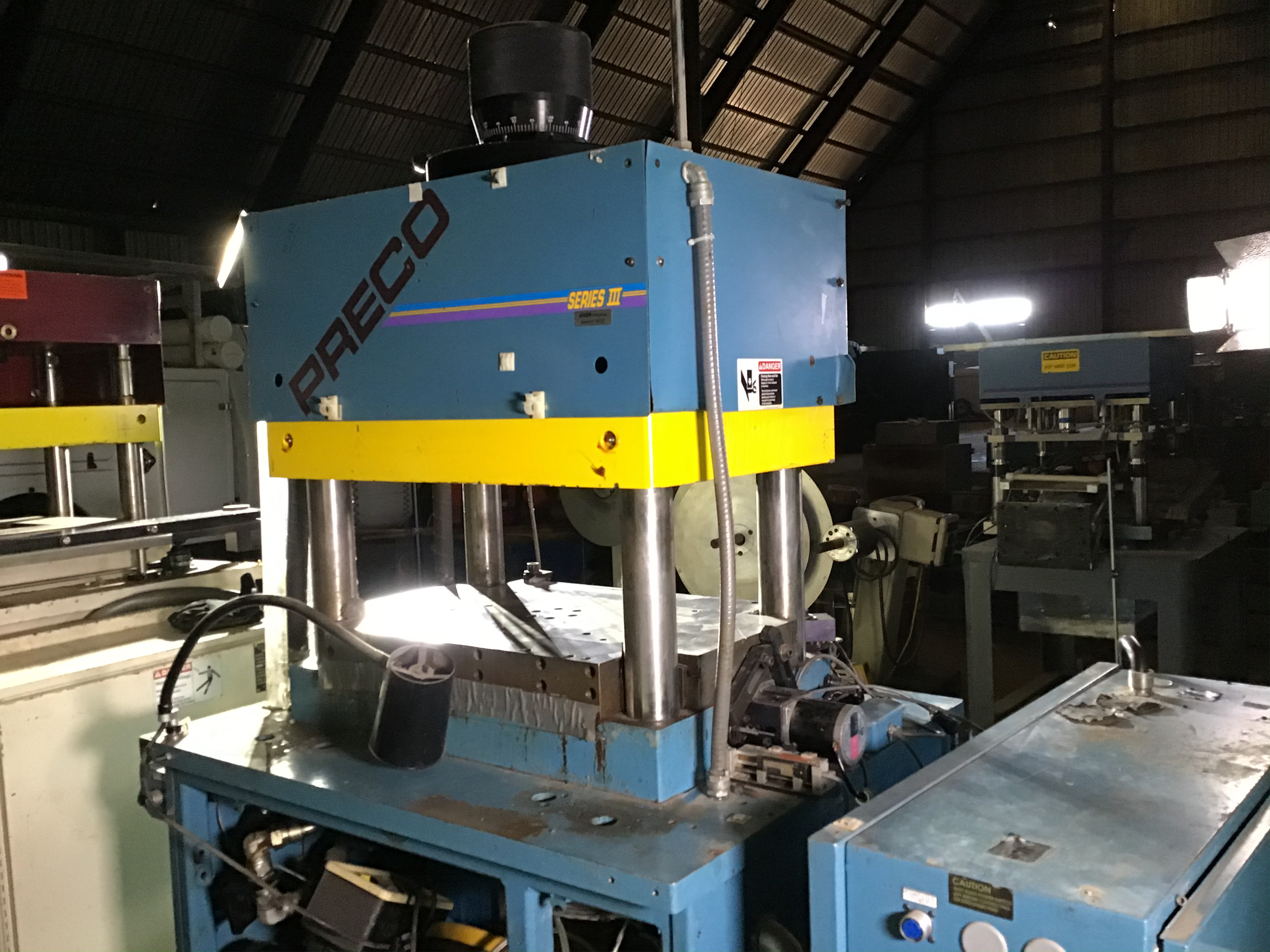 Used 100 Ton Preco Mdl. 2024 Die Cutting Press