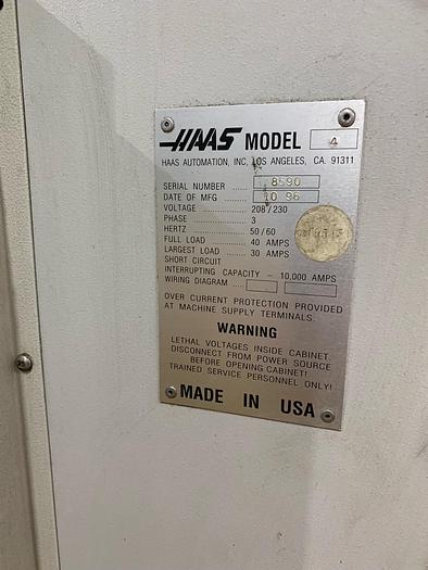 Used 1996 HAAS VF-4 CNC Vertical Machining Center