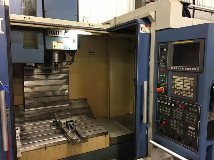 Used 40"X, 21"Y, 22"Z, DAHLIH, MCV 1020BA, 2012, CNC VERTICAL MACHINING CENTER