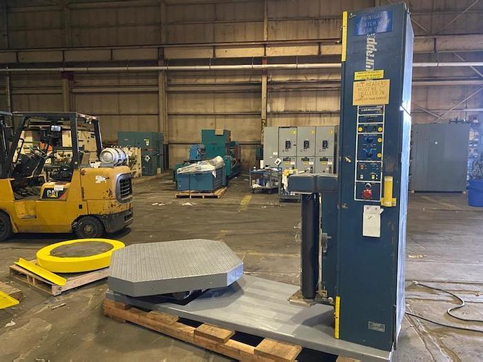 Used LANTECH LAN-WRAPPER STRETCH WRAPPER W/ 48" x 48" PLATFORM