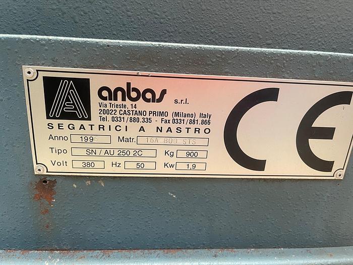 Usato SEGHETTO ANBAS AUTOMATICO SN / AU 250 2C