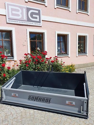 2022 Schwerlast Transportbox / Kippmulde 240 cm mit 3 Punkt- & Euro Aufnahme