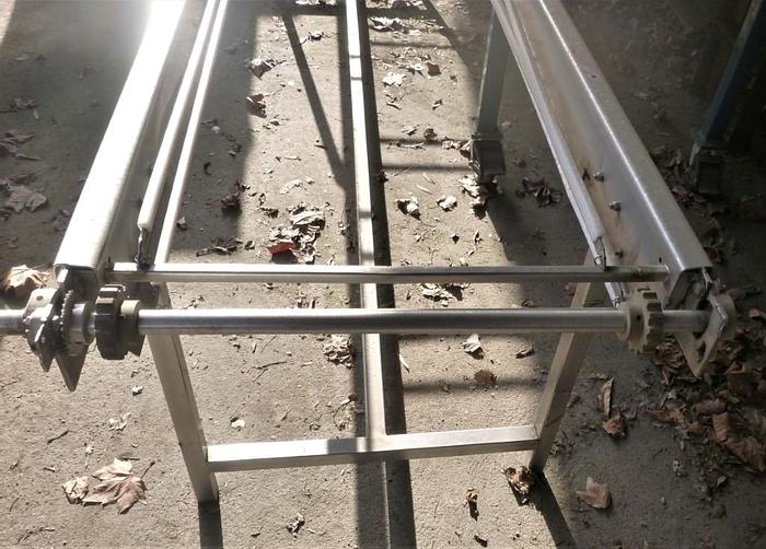 Used Conveyor, Belt, 24" x 20', S/st, Wire Mesh, Frame Only #S743773