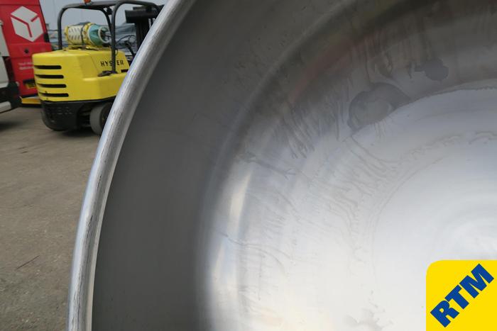 Used (4) Stainless Steel Coating Pans