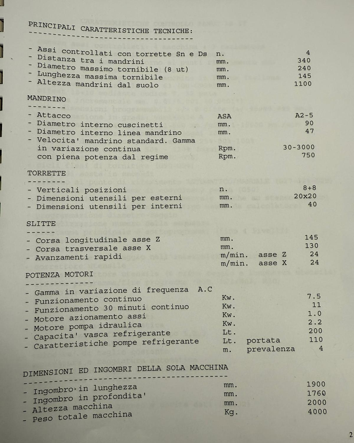 Usato Tornio MURATEC MW 120 G