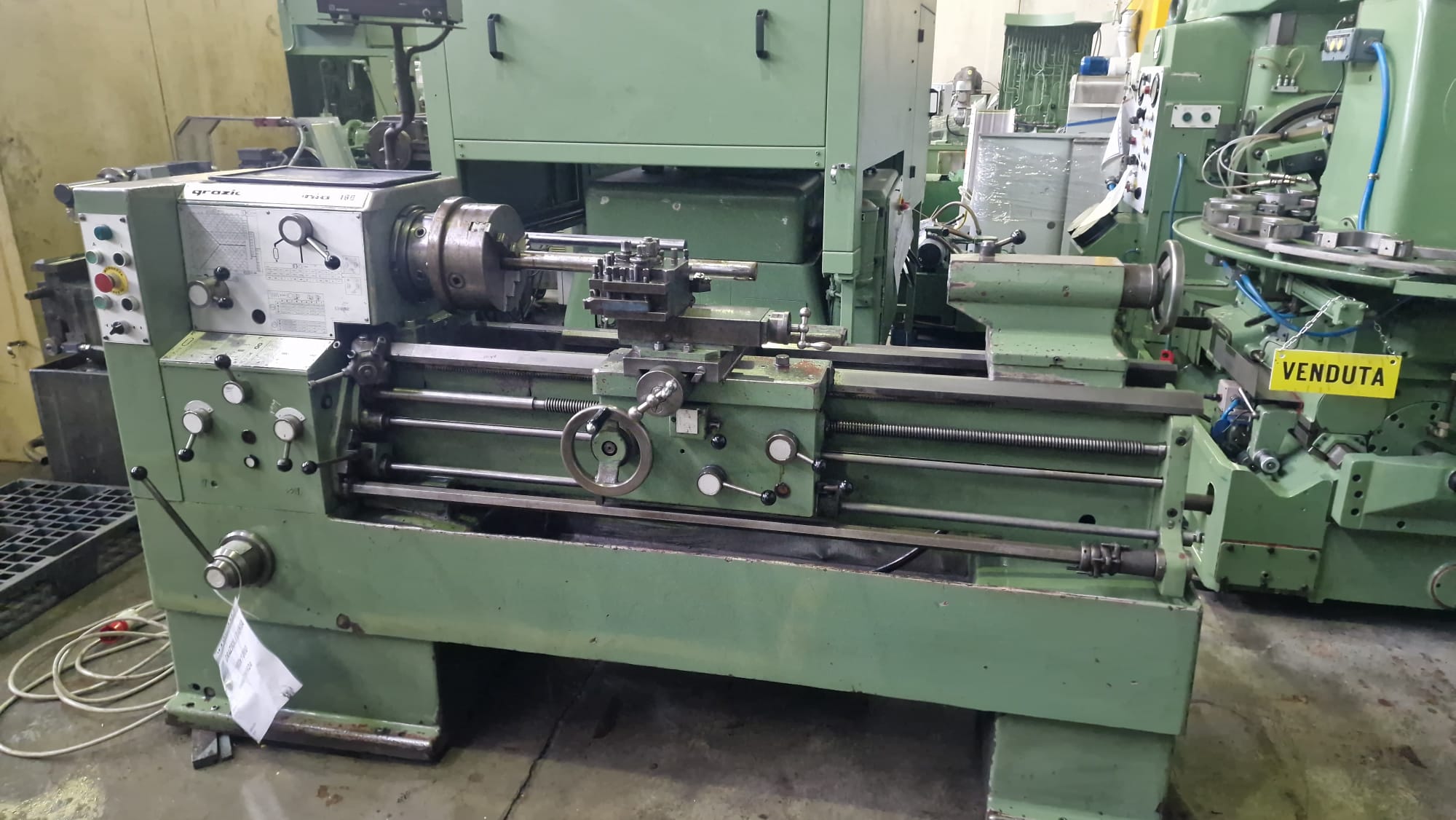 Usato Tornio GRAZIOLI DANIA 180x1000
