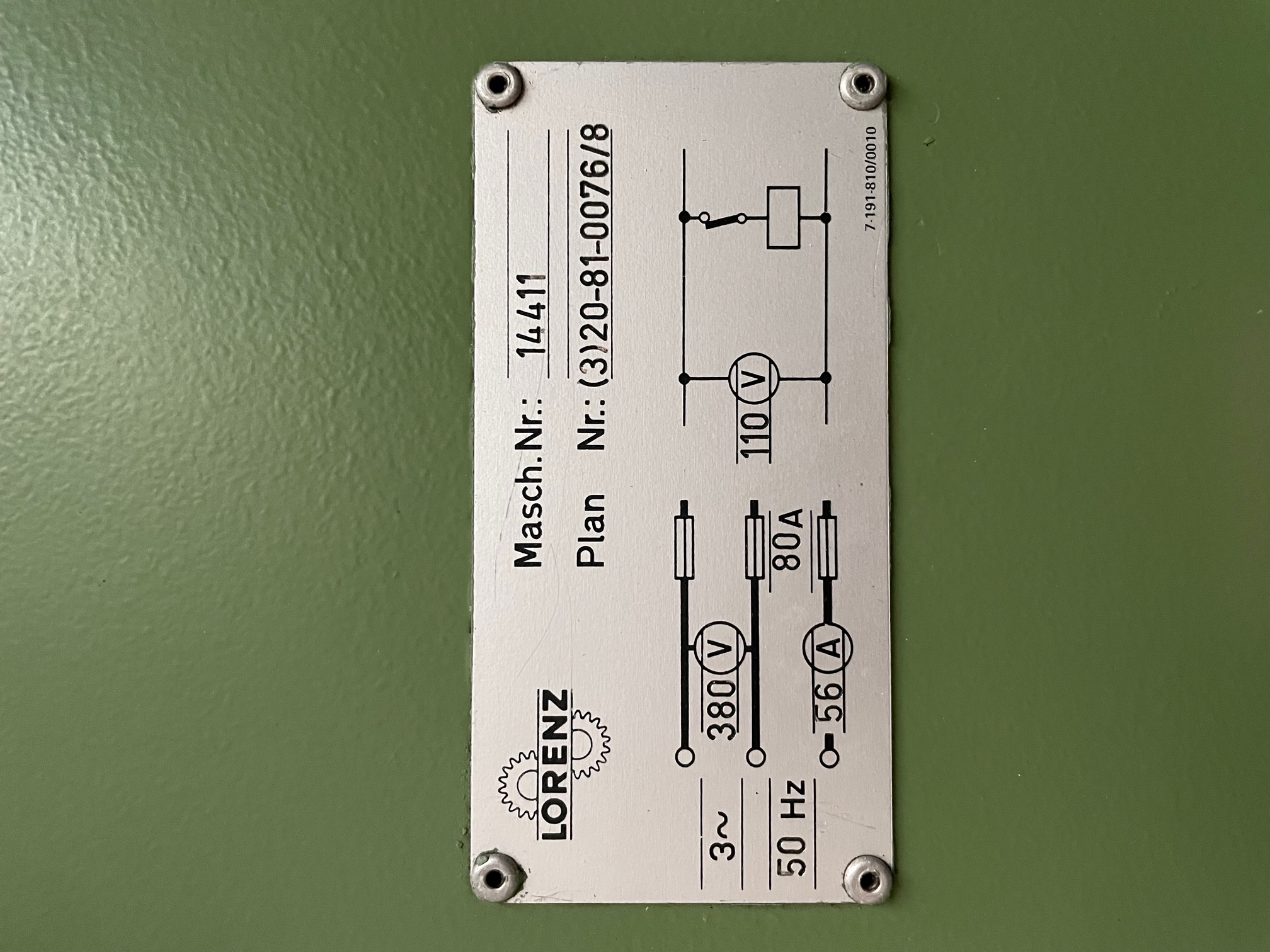Usato Dentatrice a coltello LORENZ LS 630