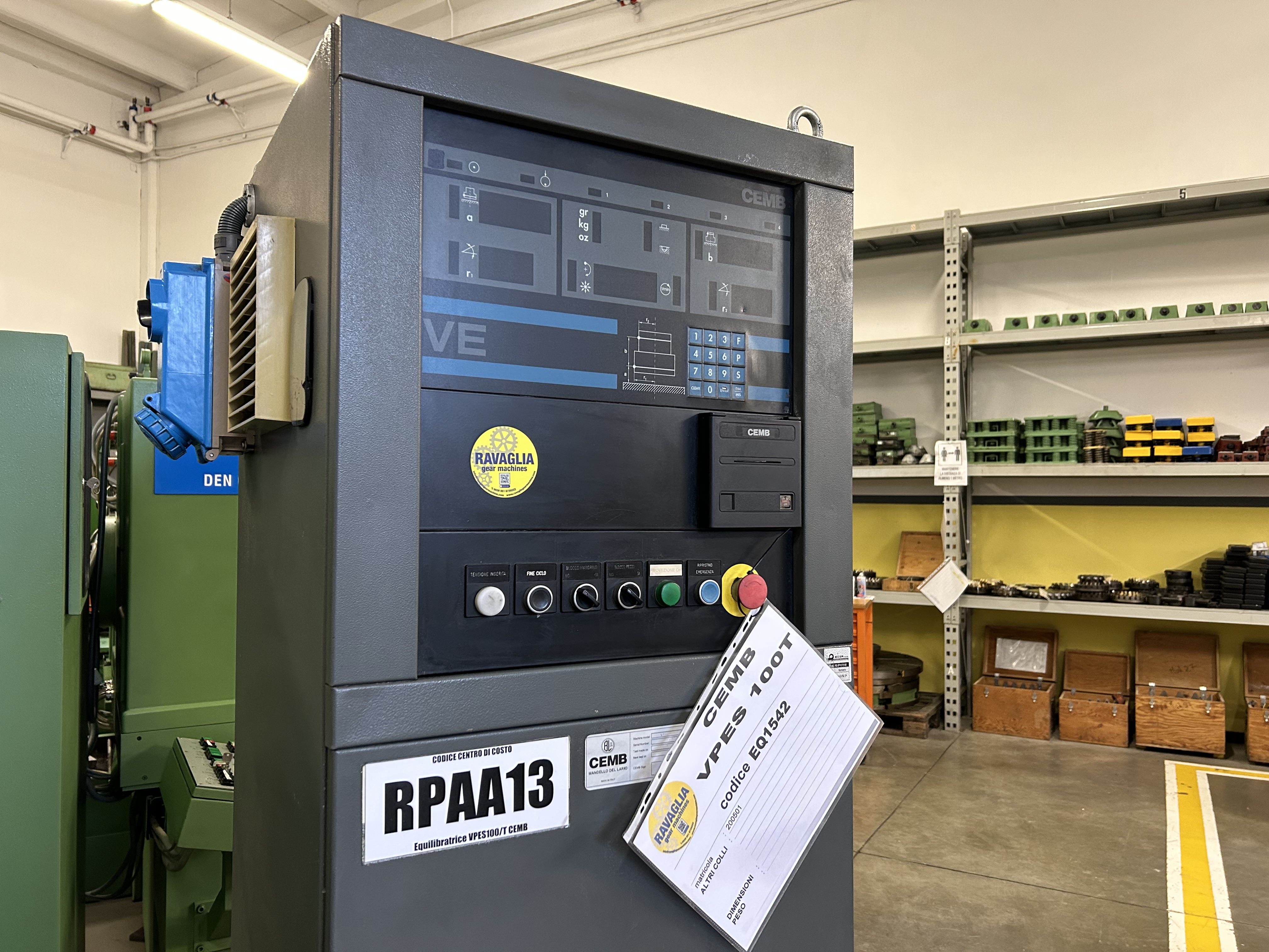 Usato Equilibratrice-Bilanciatrice verticale per volani CEMB VPES 100 T
