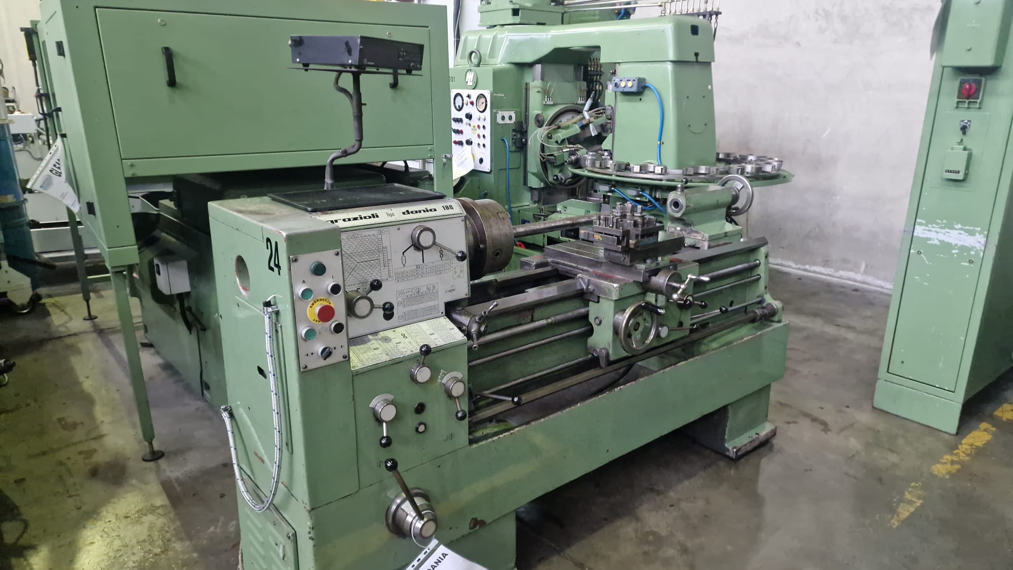 Usato Tornio GRAZIOLI DANIA 180x1000