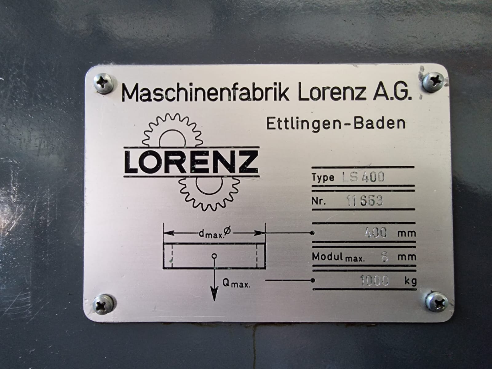 Usato Dentatrice a coltello LORENZ LS 400  (Stock.no DCL1434)