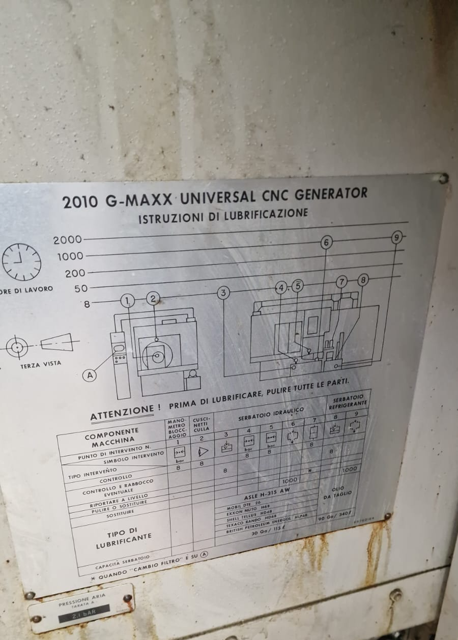 Usato Dentatrice conica per ingranaggi spiral GLEASON GMAX 2010 CNC