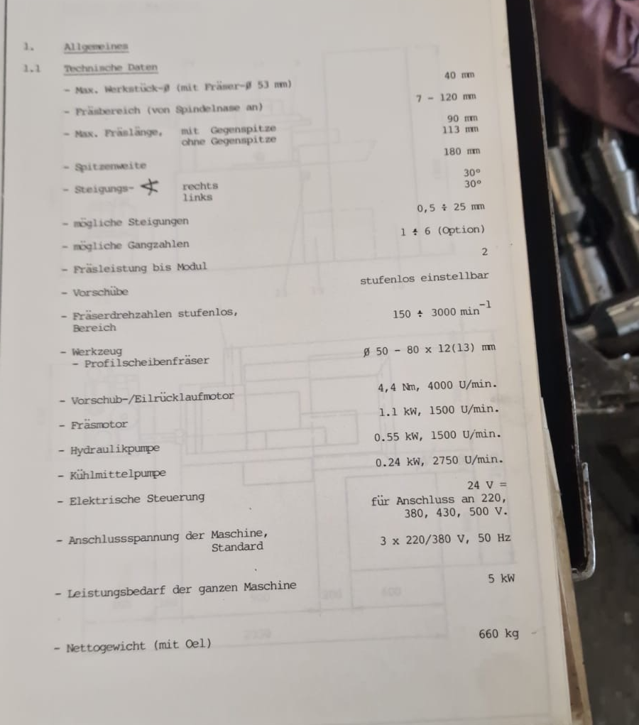 Usato Fresatrice per viti e filetti LAMBERT SA 124-B