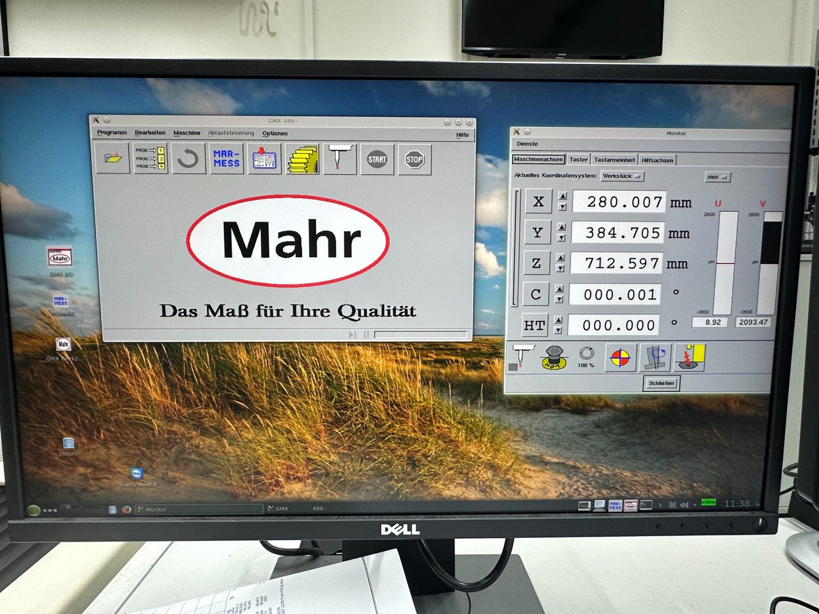 Usato Apparecchio di controllo per ingranaggi MAHR MX4 WL - 2003