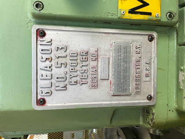 Usato Tester per ingranaggi ipoidi GLEASON 513